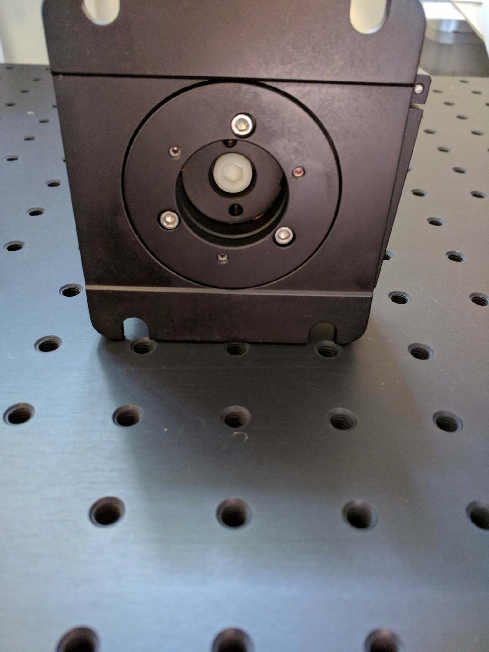 optical post mount to rotation stage